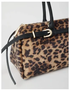 Blaq Brianna Shoulder Bag in Leopard