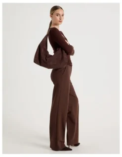 Blaq Britney Shoulder Bag in Chocolate