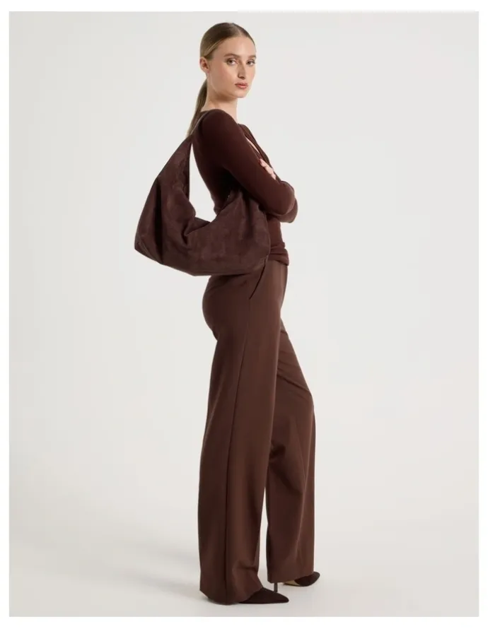 Blaq Britney Shoulder Bag in Chocolate
