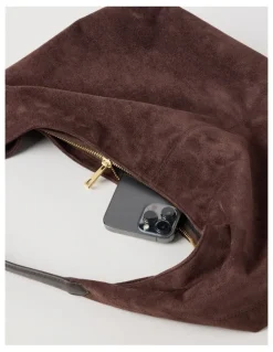Blaq Britney Shoulder Bag in Chocolate