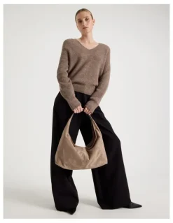 Blaq Britney Shoulder Bag in Mocha