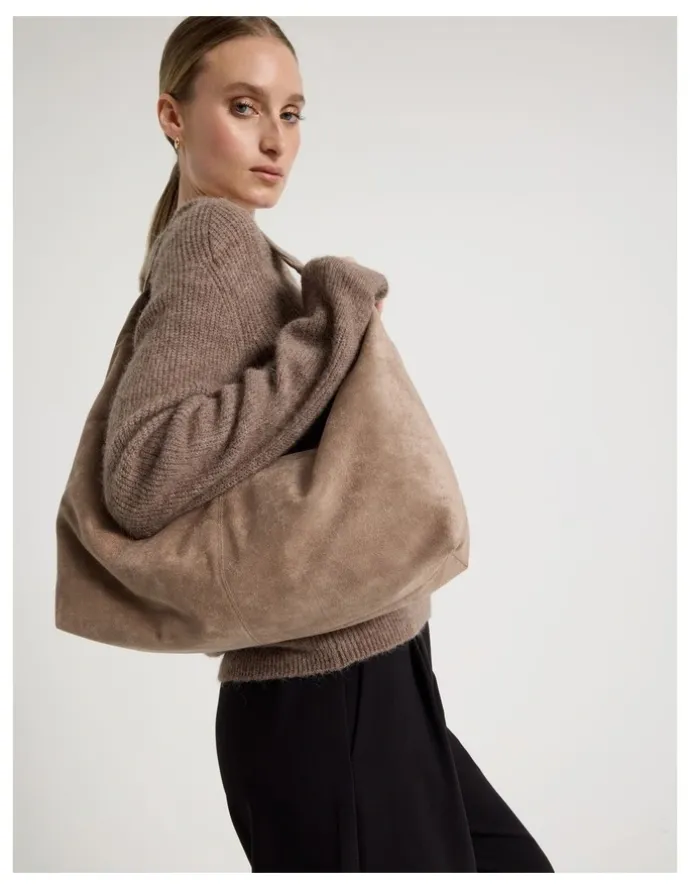Blaq Britney Shoulder Bag in Mocha