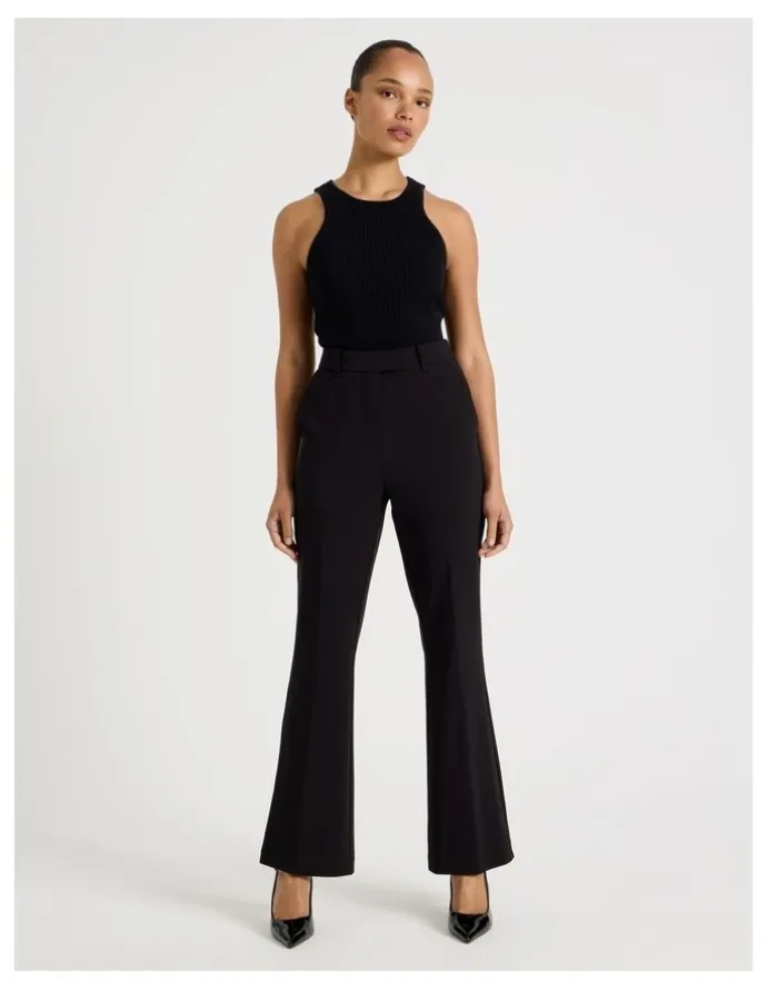 Blaq Flare Pant in Black