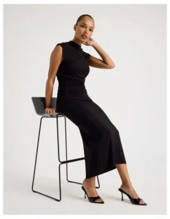 Blaq Georgina Sandal in Black