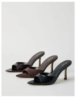 Blaq Georgina Sandal in Black