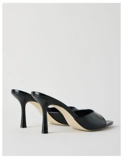 Blaq Georgina Sandal in Black