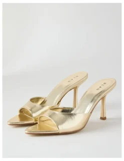 Blaq Georgina Sandal in Gold