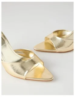 Blaq Georgina Sandal in Gold