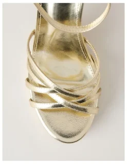 Blaq Kaitlin Sandal in Gold
