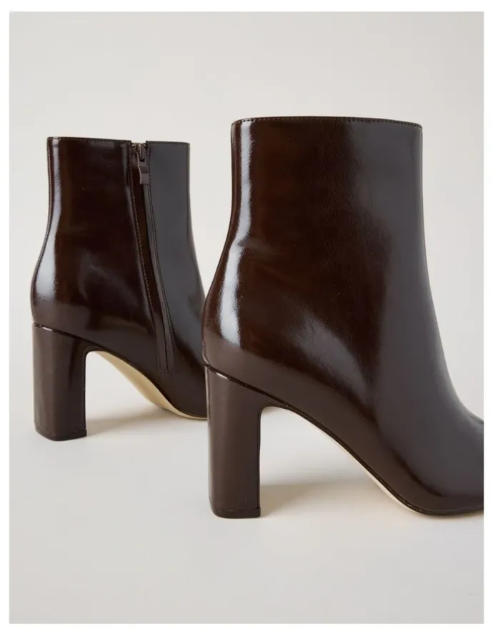 Blaq Kourtney Boot in Chocolate