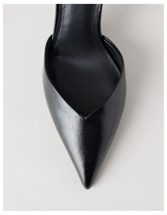Blaq Mila Heeled Shoes in Black