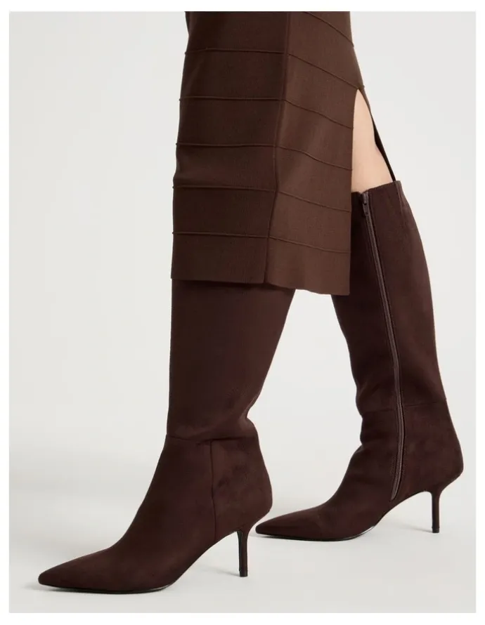Blaq Nadia Boot in Chocolate