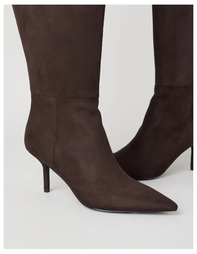 Blaq Nadia Boot in Chocolate