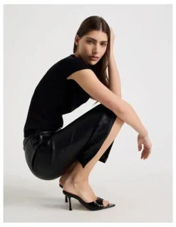 Blaq Nezahlia Sandal in Black