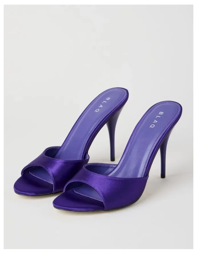 Blaq Renee Sandal in Purple
