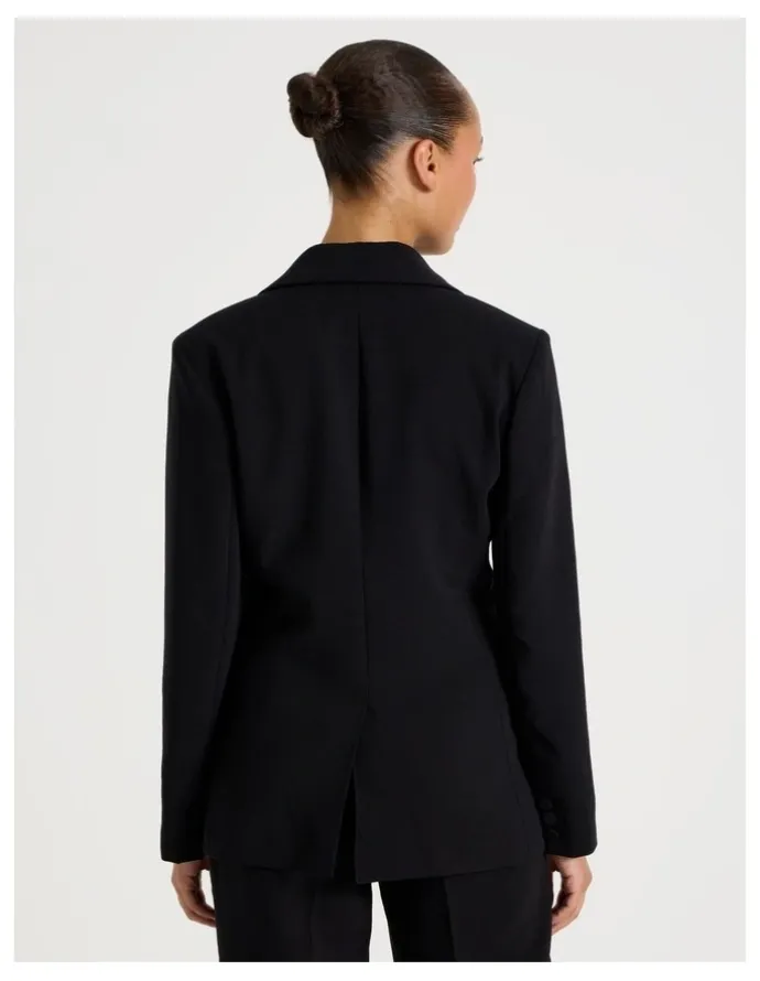 Blaq Single Breasted Blazer in Black