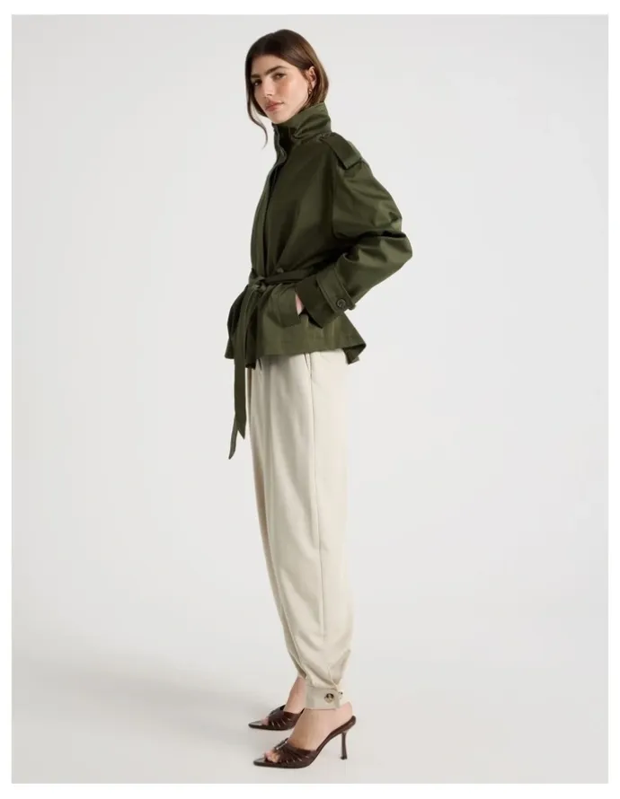 Blaq Soft Balloon Pant in Stone