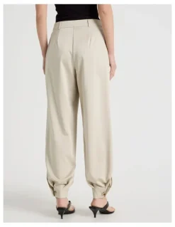 Blaq Soft Balloon Pant in Stone