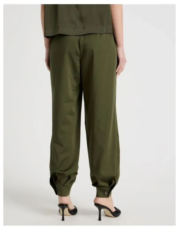 Blaq Soft Balloon Pant in Khaki