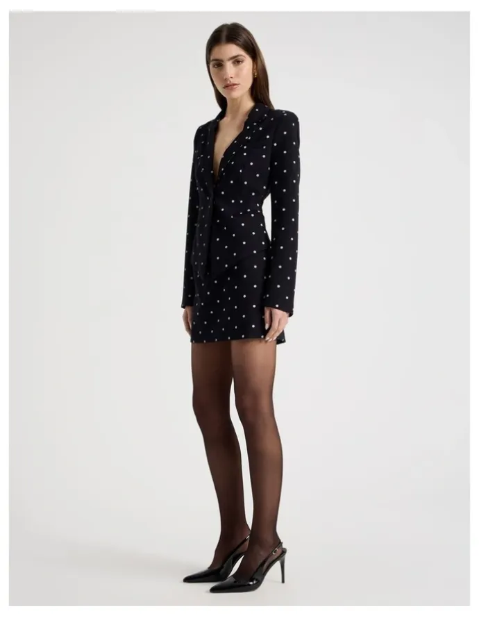 Blaq Spot Mini Skirt in Black