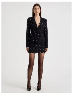 Blaq Spot Mini Skirt in Black