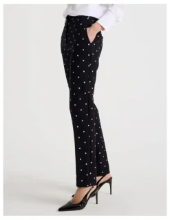 Blaq Spot Tapered Leg Pant in Black