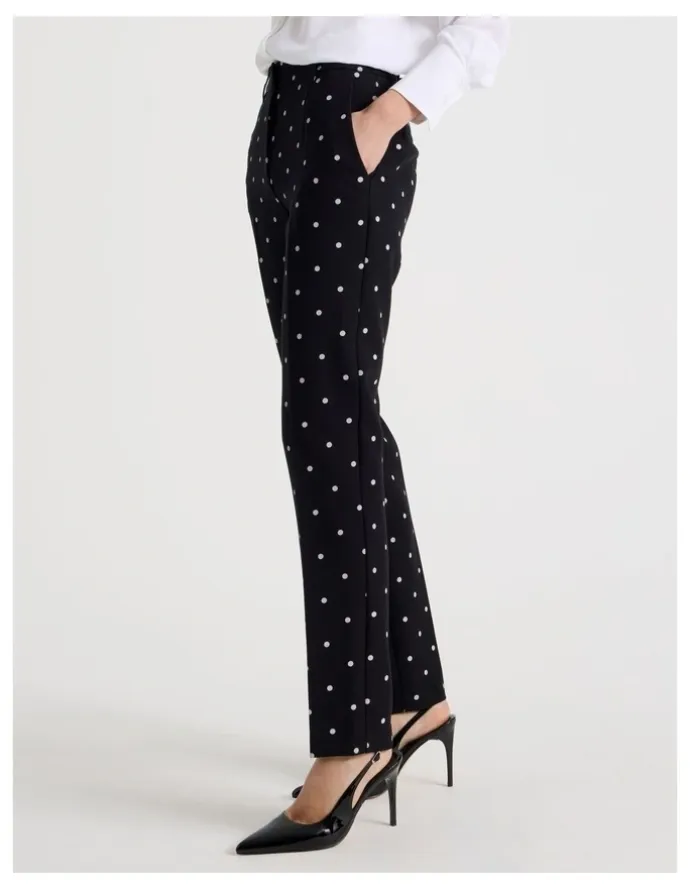 Blaq Spot Tapered Leg Pant in Black