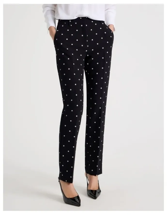 Blaq Spot Tapered Leg Pant in Black