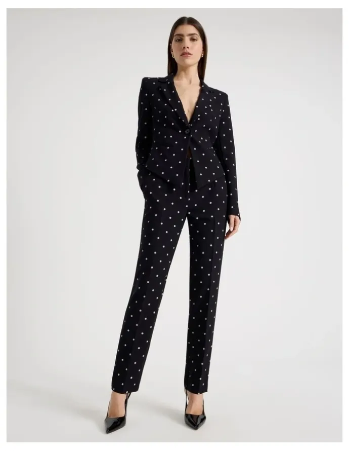 Blaq Spot Tapered Leg Pant in Black