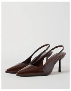 Blaq Breanna Heeled Shoes in Choc Glaze