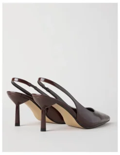 Blaq Breanna Heeled Shoes in Choc Glaze