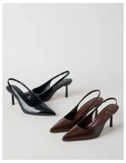 Blaq Breanna Heeled Shoes in Choc Glaze