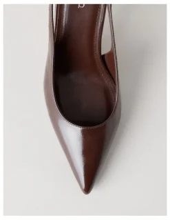 Blaq Breanna Heeled Shoes in Choc Glaze