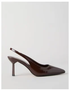 Blaq Breanna Heeled Shoes in Choc Glaze