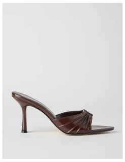 Blaq Nezahlia Sandal in Chocolate