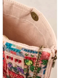 Blue Illusion Amour Print Cos Bag in Multicolour