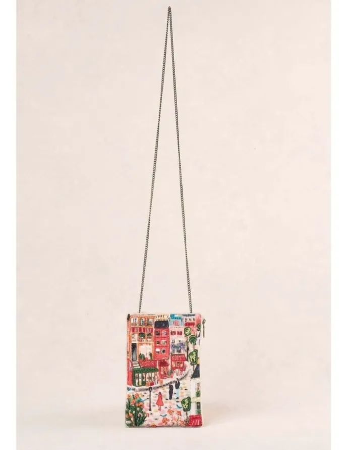 Blue Illusion Amour Print Cos Bag in Multicolour