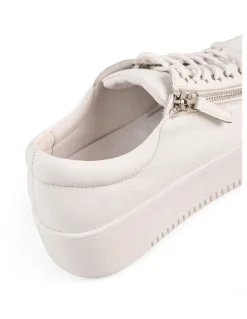 Blue Illusion Anna Sneaker in White