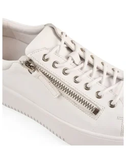 Blue Illusion Anna Sneaker in White