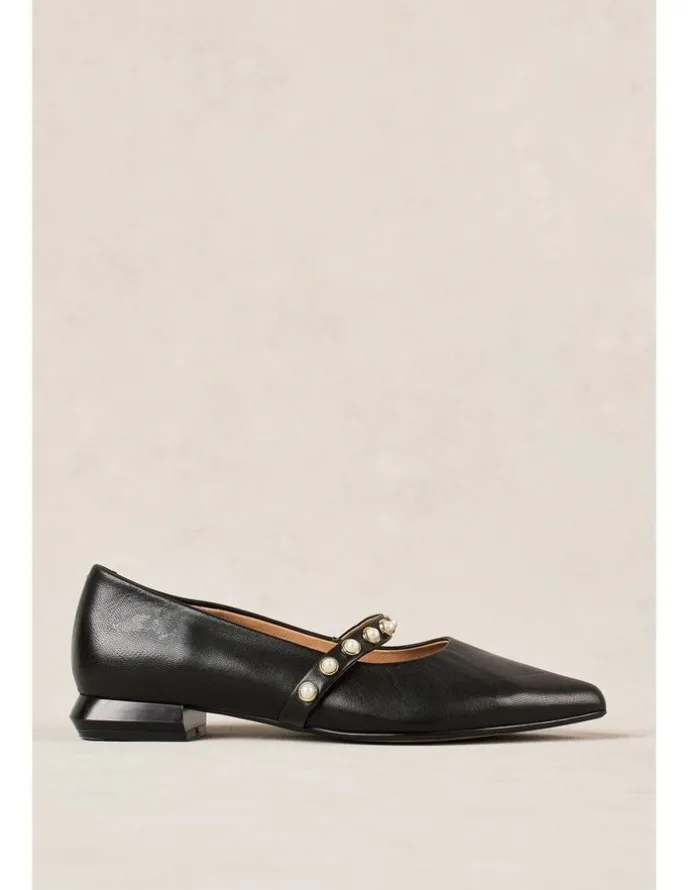 Blue Illusion Audrey Ballet Flat in Black