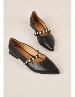 Blue Illusion Audrey Ballet Flat in Black