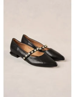 Blue Illusion Audrey Ballet Flat in Black