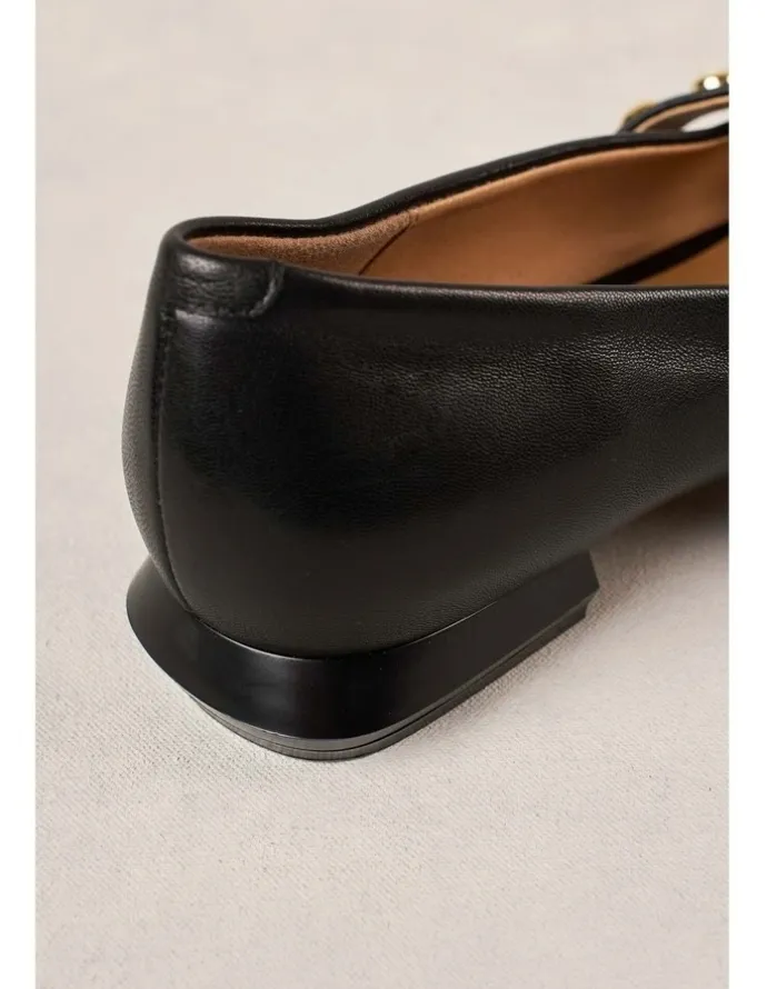 Blue Illusion Audrey Ballet Flat in Black