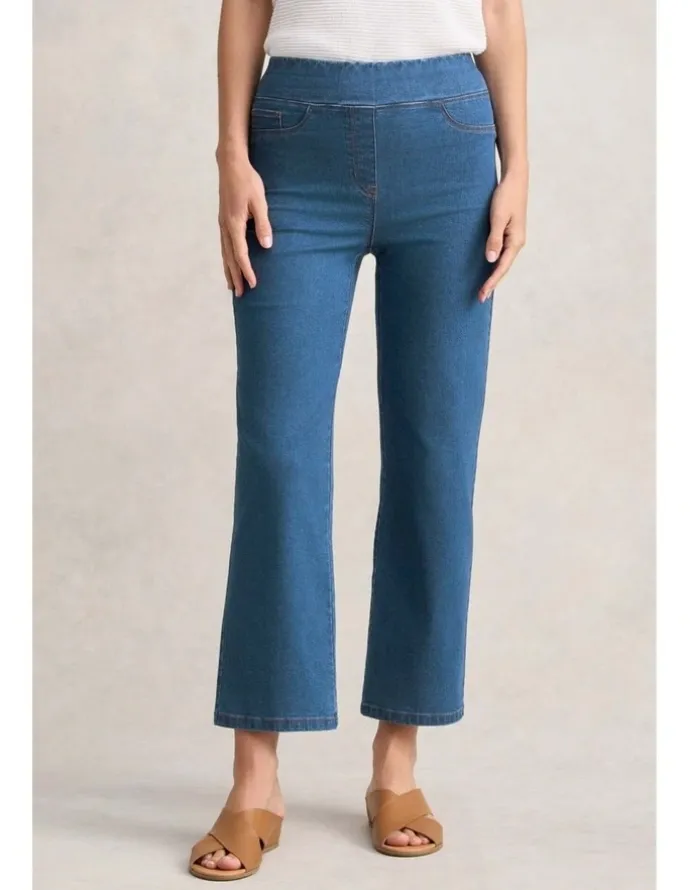Blue Illusion Bengajean 7/8th Relaxed - Dark Denim