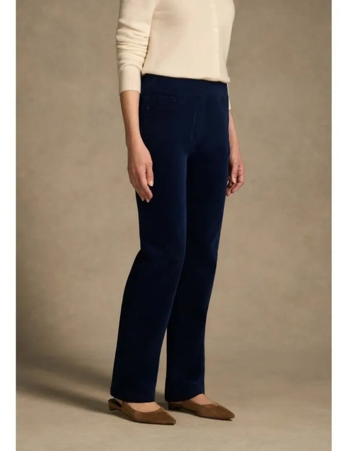 Blue Illusion Bengajean(R) Velvet Straight Leg - Midnight Blue