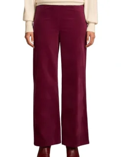 Blue Illusion Bengajean(R) Wide Leg Velvet - Plum