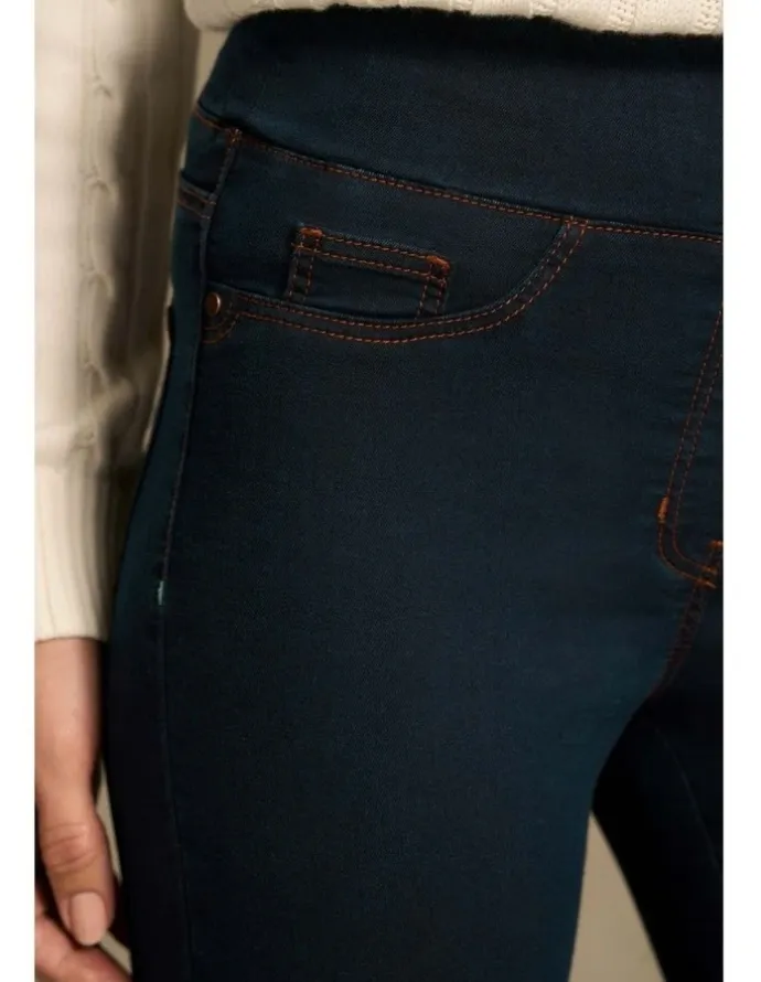 Blue Illusion Bengajean(R) Good Earth Cotton(R) 7/8 Skinny Leg - Clean Denim Blue