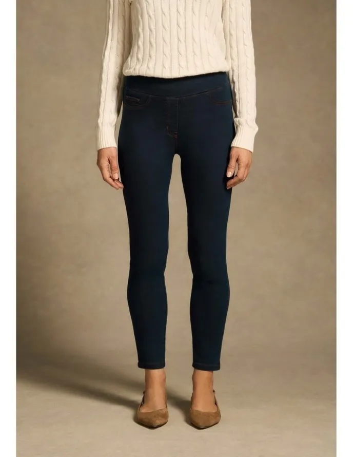 Blue Illusion Bengajean(R) Good Earth Cotton(R) 7/8 Skinny Leg - Clean Denim Blue