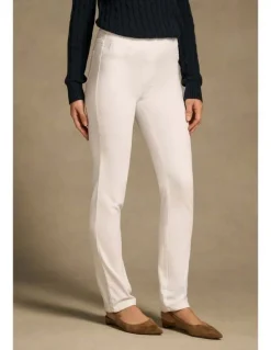 Blue Illusion Bengajean(R) Full Length Straight Leg - White
