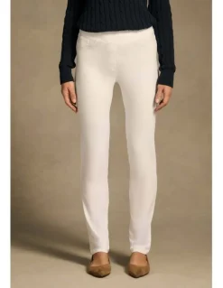 Blue Illusion Bengajean(R) Full Length Straight Leg - White